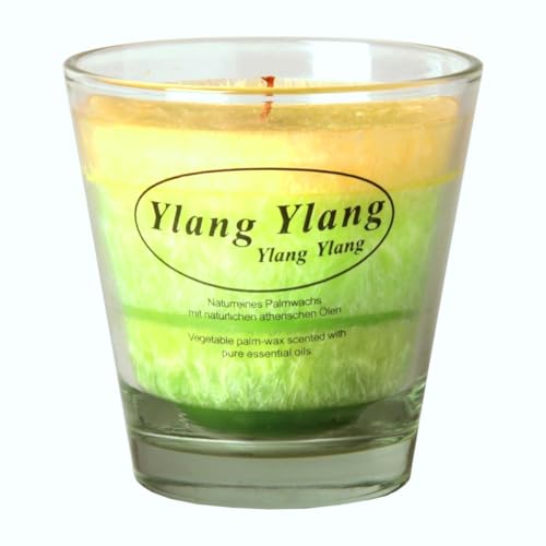 Bütic GmbH 3-farbige Stearin Duftkerzen im Glas, Duft:Ylang Ylang Bütic GmbH 3-farbige Stearin Duftkerzen im Glas, Duft:Ylang Ylang von Bütic GmbH