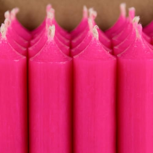 Bütic GmbH Neon Stabkerzen durchgefärbt 180mm x Ø 22mm - Kerzen hochgereinigt, Brenndauer 8h, geruchsneutral, rußarm mit rückstandsfreiem Abbrand, Farbe:Neon Pink, Set mit:25 Stück Bütic GmbH Neon Stabkerzen durchgefärbt 180mm x Ø 22mm - Kerzen hochgereinigt, Brenndauer 8h, geruchsneutral, rußarm mit rückstandsfreiem Abbrand, Farbe:Neon Pink, Set mit:25 Stück von Bütic GmbH