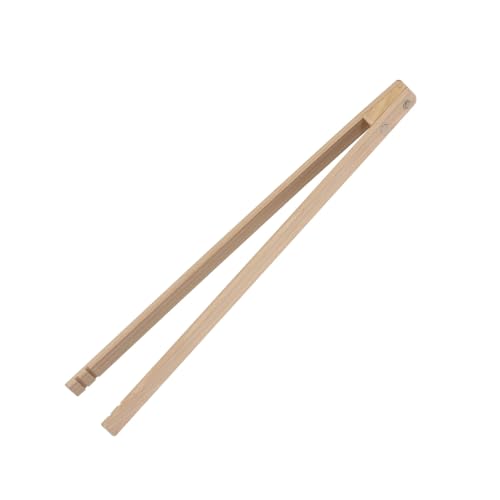 Bütic Profi Grillzange aus Buchenholz in 3 Größen - Robuste Hartholz Grillzange mit verleimten und verschraubten Griff., Länge (cm):40cm lang von Bütic GmbH