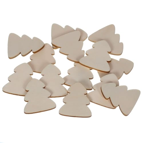 Holz Baum Tannenbaum - 1-10cm Streudeko Basteln Deko Tischdeko, Größe:Tannen 9cm, Pack mit:10 Stück von Bütic GmbH