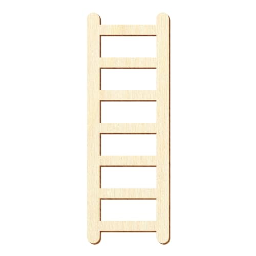 Holz Leiter Dekoleiter - 3-50cm Höhe - Basteln Deko Tischdeko, Größe:40cm, Pack mit:1 Stück von Bütic GmbH