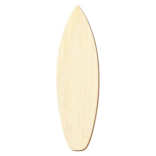 Holz Surfboard Surfbrett - Deko Basteln 3-50cm, Größe:7cm, Pack mit:10 Stück von Bütic GmbH