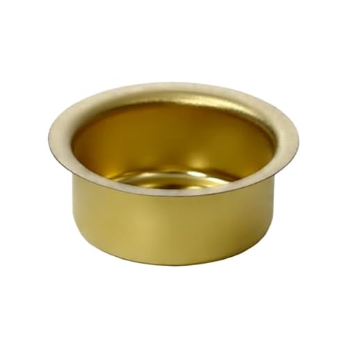 Kerzenhalter Messing 10-22mm - Tüllen und Tropfenfänger messing - einzeln oder als Set für 10mm, 12mm, 14mm, 17mm, 20mm und 22mm Kerzen, Größe:20mm Tülle Haushaltskerzen, Anzahl:4 Stück von Bütic GmbH