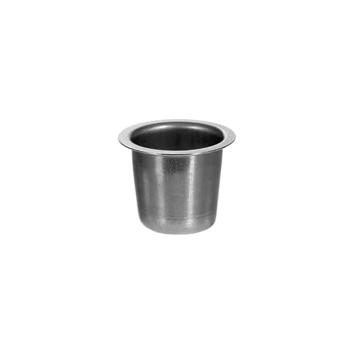 Kerzenhalter konisch Silber 22mm - Tülle und Tropfenfänger einzeln oder im Set - die perfekte Kerzentülle für Spitzkerzen, Größe:Tülle 10er Set von Bütic GmbH