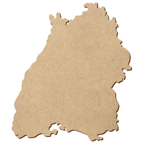 MDF Zuschnitt Baden-Württemberg - Größe 5-50cm, einzeln oder im Pack mit 10, 25, 50 und 100 Stück erhältlich. Zum Basteln und Bemalen., Pack mit:50 Stück, Höhe:19cm hoch MDF Zuschnitt Baden-Württemberg - Größe 5-50cm, einzeln oder im Pack mit 10, 25, 50 und 100 Stück erhältlich. Zum Basteln und Bemalen., Pack mit:50 Stück, Höhe:19cm hoch von Bütic GmbH