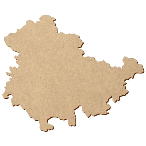 MDF Zuschnitt Thüringen - 5-50cm Breite, einzeln oder im Set mit 10, 25, 50 und 100 Stück. Zum Dekorieren und Bemalen., Pack mit:10 Stück, Breite:49cm breit von Bütic GmbH
