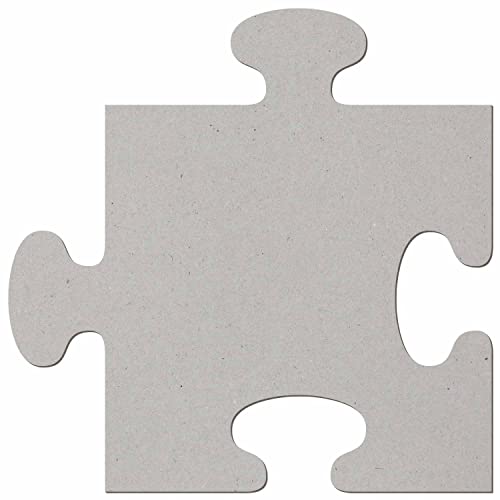 Pappe Puzzleteil - 3-50cm Basteln Deko, Größe:17cm, Pack mit:25 Stück von Bütic GmbH