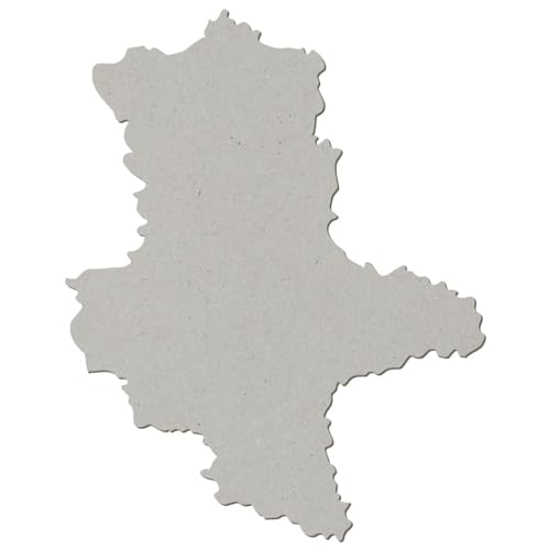 Pappe Zuschnitt Sachsen-Anhalt - Größe 5-50cm, einzeln oder im Pack mit 10, 25, 50 und 100 Stück erhältlich. Zum Basteln und Bemalen., Pack mit:1 Stück, Höhe:42cm hoch von Bütic GmbH