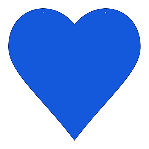 Plexiglas® Zuschnitt Acryl Herz Wanddeko in verschiedenen Farben und Größen, Farbe:Hellblau, Größe:Herz 10cmx10cm von Bütic GmbH