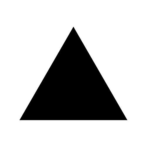 Plexiglas® Zuschnitte - gleichseitige Dreiecke - Acrylglas 3mm glänzend, Farbe:Schwarz, Größe:Dreieck 18cmx18cmx18cm von Bütic GmbH