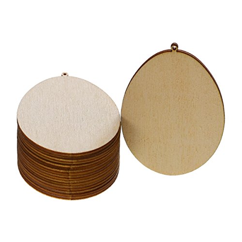 Sperrholz 10er Set Osterschmuck Ostereier Baum/Strauchbehang - 2 Größen wählbar, Größe:10er Set - 9,5cm hoch Sperrholz 10er Set Osterschmuck Ostereier Baum/Strauchbehang - 2 Größen wählbar, Größe:10er Set - 9,5cm hoch von Bütic GmbH