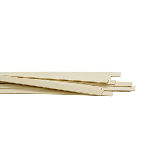 Sperrholzleisten Restposten - Holzleisten Leisten mit ca.51cm Länge, Pack mit:25 Stück, Länge (cm):ca.51cm von Bütic GmbH