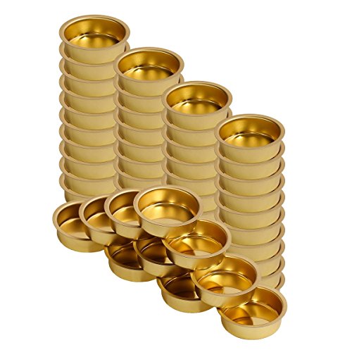 Teelichthalter Messing Ø 40mm / 18mm tief - Teelicht Tülle für Standard Teelichtkerzen. Ein echtes deutsches Qualitätsprodukt., Größe:50er Set Teelichthalter Messing Ø 40mm / 18mm tief - Teelicht Tülle für Standard Teelichtkerzen. Ein echtes deutsches Qualitätsprodukt., Größe:50er Set von Bütic GmbH