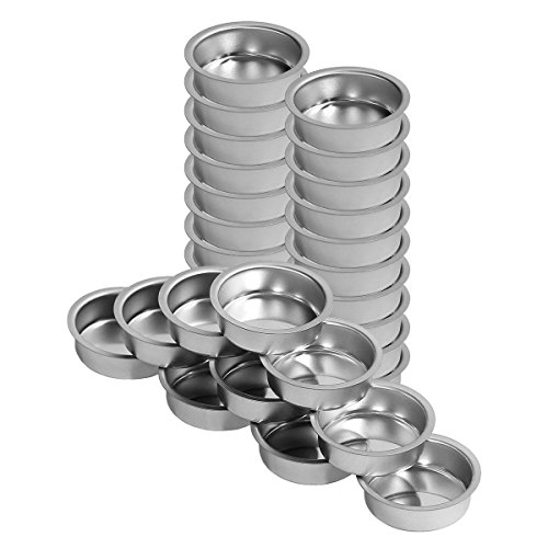 Teelichthalter silbern Ø 40mm / 18mm tief - Teelicht Tülle für Standard Teelichtkerzen. Ein echtes deutsches Qualitätsprodukt., Größe:30er Set Teelichthalter silbern Ø 40mm / 18mm tief - Teelicht Tülle für Standard Teelichtkerzen. Ein echtes deutsches Qualitätsprodukt., Größe:30er Set von Bütic GmbH