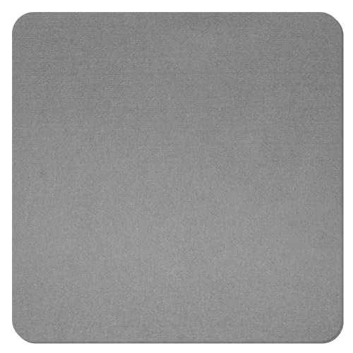 Graues Filz Quadrat mit gerundeten Ecken - Deko Basteln 3-60 cm, Pack mit:50 Stück, Höhe x Breite:44x44cm von Bütic