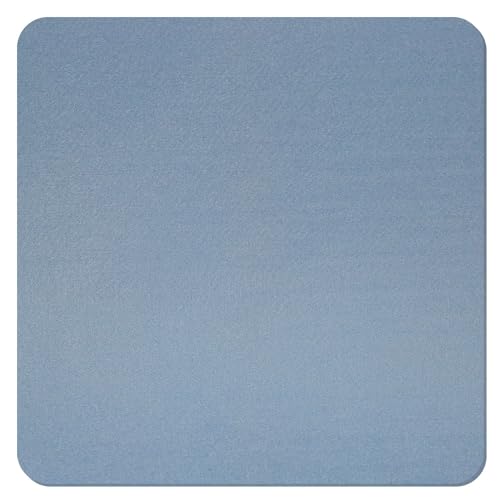 Hellblaues Filz Quadrat mit gerundeten Ecken - Deko Basteln 3-60 cm, Pack mit:25 Stück, Höhe x Breite:59x59cm von Bütic