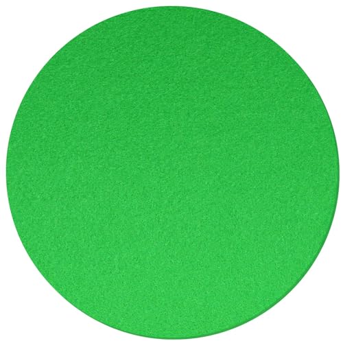Hellgrüne Filzkreise - Deko Basteln Ø 3-60 cm, Durchmesser:Ø 10cm, Pack mit:10 Stück von Bütic