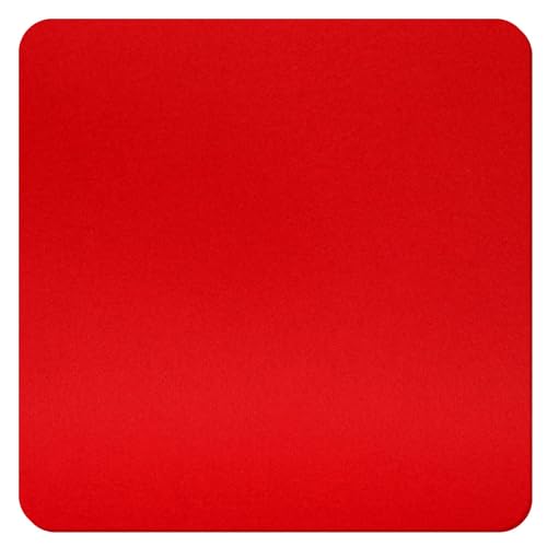 Rotes Filz Quadrat mit gerundeten Ecken - Deko Basteln 3-60 cm, Pack mit:100 Stück, Höhe x Breite:42x42cm von Bütic