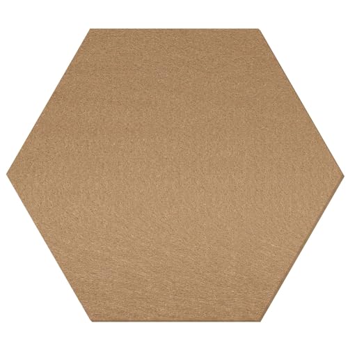 Schlamm-farbenes Filz Sechseck Hexagon - Deko Basteln 3-60 cm, Pack mit:1 Stück, Breite:55cm breit von Bütic