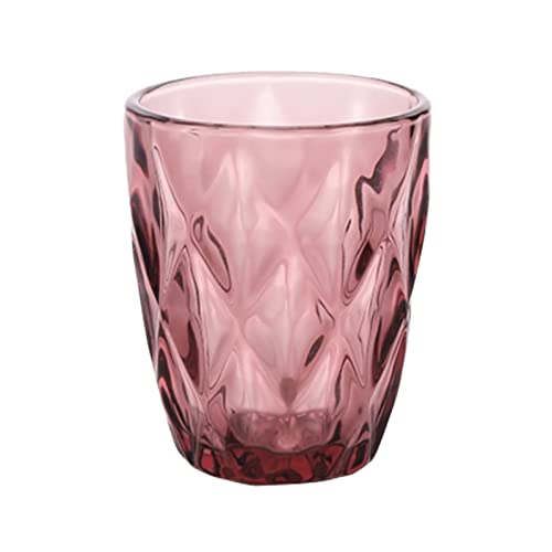 Büttner - Trinkglas Wassergläser Cocktailgläser Longdrinkgläser Saftglas Trinkbecher Spülmaschinenfest durchgefärbt - Vintage Look - 240ml - Violett von Büttner Art of Living since 1893