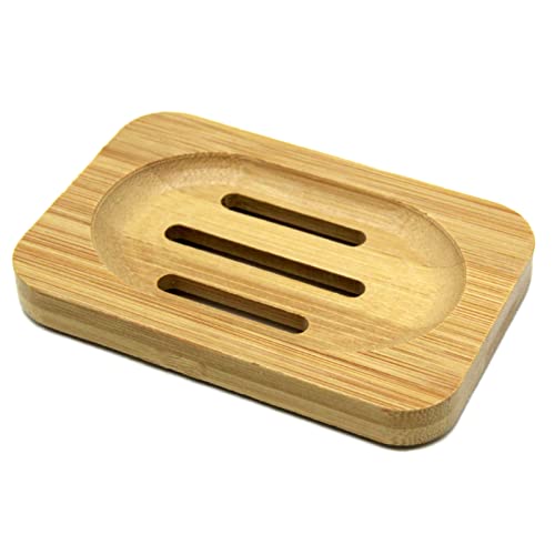 Seifenschale Seifenablage Seifenunterlage Bambus Natur 12x8cm zeitlos Schlichtes Design von Büttner Art of Living since 1893