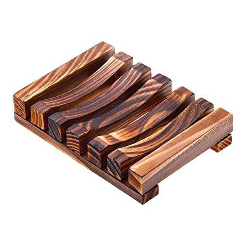 Seifenschale Seifenablage Seifenunterlage Holz Dunkelbraun 12x8cm Zeitloses Design von Büttner Art of Living since 1893