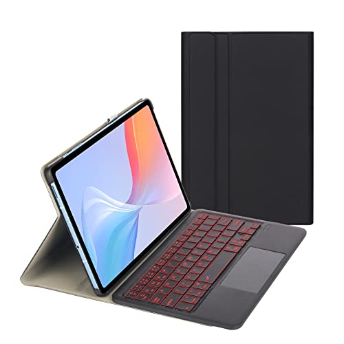 Bueuwe Tastatur hülle für Samsung Galaxy Tab A 10.1 2019 – 7-farbige Bluetooth-Tastatur mit Hintergrundbeleuchtung und Touchpad für SM-T510/SM-T515,Schwarz,Balck Keyboard Bueuwe Tastatur hülle für Samsung Galaxy Tab A 10.1 2019 – 7-farbige Bluetooth-Tastatur mit Hintergrundbeleuchtung und Touchpad für SM-T510/SM-T515,Schwarz,Balck Keyboard von Bueuwe