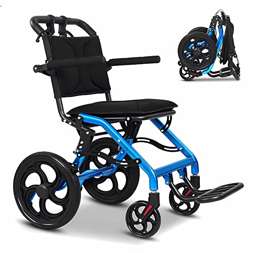 Bueuwe Ultraleicht Rollstuhl Faltbar Leicht Reiserollstuhl, Extra Schmaler Rollstühle mit Bremsen, Kleiner Rollstuhl für die Wohnung und Unterwegs, 40cm Sitzbreite, 11kg Bueuwe Ultraleicht Rollstuhl Faltbar Leicht Reiserollstuhl, Extra Schmaler Rollstühle mit Bremsen, Kleiner Rollstuhl für die Wohnung und Unterwegs, 40cm Sitzbreite, 11kg von Bueuwe