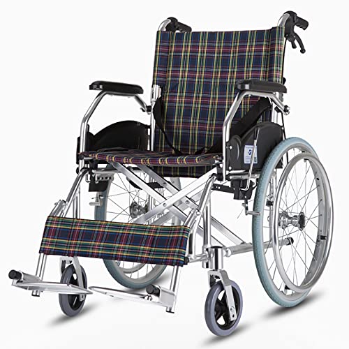 Bueuwe Ultraleicht Rollstuhl faltbar leicht Rollstühle mit Selbstantrieb, Kleiner Rollstuhl für die Wohnung und Unterwegs, reiserollstuhl für Erwachsene, Aluminium, Sitzbreite 46cm Bueuwe Ultraleicht Rollstuhl faltbar leicht Rollstühle mit Selbstantrieb, Kleiner Rollstuhl für die Wohnung und Unterwegs, reiserollstuhl für Erwachsene, Aluminium, Sitzbreite 46cm von Bueuwe