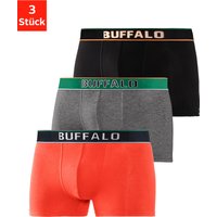 Buffalo Boxer "Boxershorts für Herren", (Packung, 3 St.), aus Baumwoll-Mix von Buffalo
