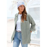 Buffalo Cordjacke, mit aufgesetzten Taschen, Hemdjacke Oversized, lässige Sommerjacke von Buffalo