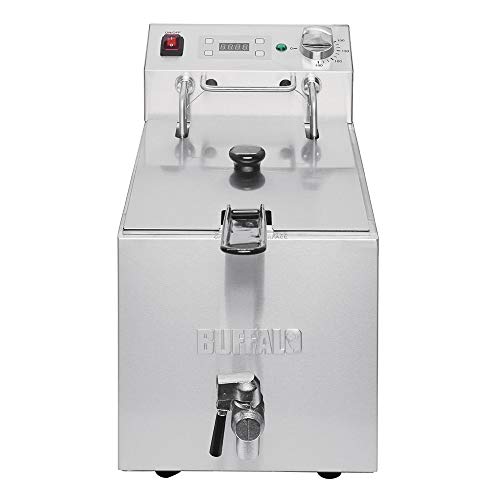 Buffalo FC374 2,9kW Tischmodell Fritteuse mit Timer, 8L Kapazität von Buffalo