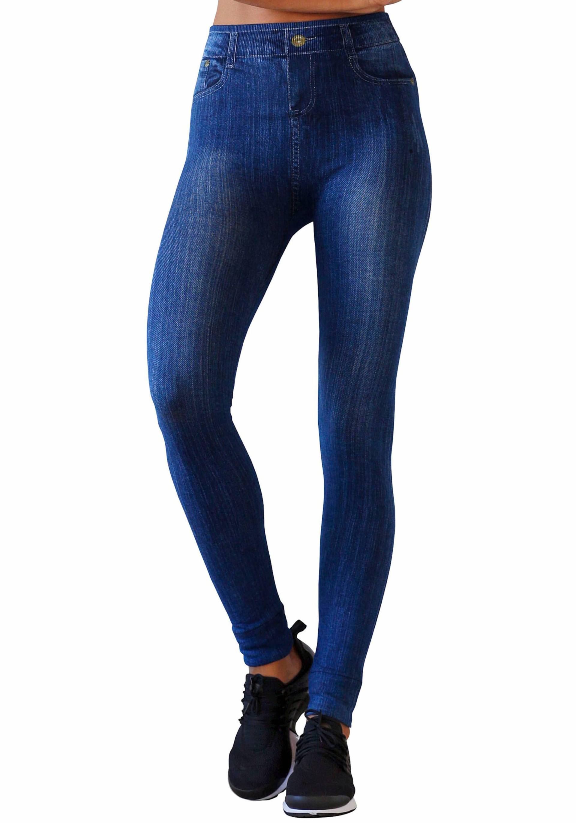 Jeansleggings in blu denim 1670 von Buffalo von Buffalo