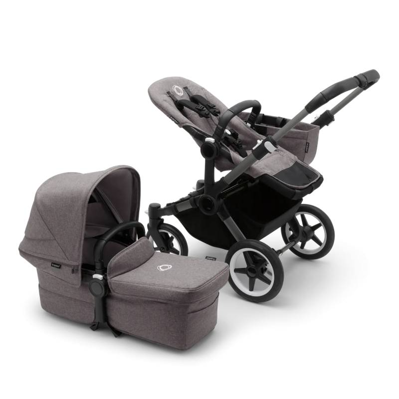 B-Ware Bugaboo Kinderwagen Mono Babywagen Donkey 5 Grey Melange Erweiterbar B-Ware Bugaboo Kinderwagen Mono Babywagen Donkey 5 Grey Melange Erweiterbar von Bugaboo