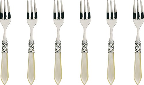 Bugatti ALCAM-N4208 Aladdin Kaffeegabel-Set, 6-teilig, Edelstahl/ABS, elfenbeinfarben, 21 x 18 x 3 cm Bugatti ALCAM-N4208 Aladdin Kaffeegabel-Set, 6-teilig, Edelstahl/ABS, elfenbeinfarben, 21 x 18 x 3 cm von BUGATTI