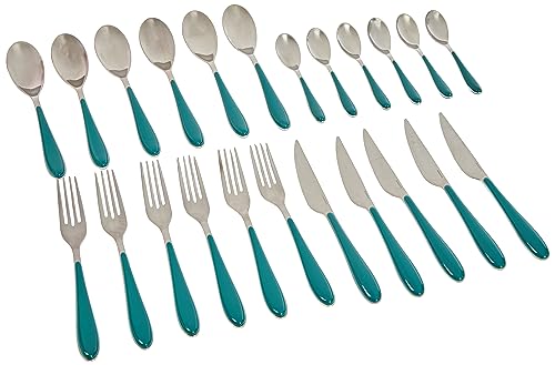 Bugatti GGCV-023F50 Gioia Besteckgarnitur, 24-teilig Edelstahl Seladongrün 22 x 8 x 30 cm Bugatti GGCV-023F50 Gioia Besteckgarnitur, 24-teilig Edelstahl Seladongrün 22 x 8 x 30 cm von BUGATTI