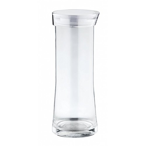 BUGATTI gl1u-02155/20 Glamour Tisch Vorratsglas San weiß 11 x 11 x 30 cm von BUGATTI