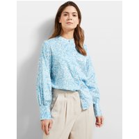 bugatti Langarmbluse mit Rundhalsausschnitt von Bugatti