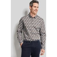 bugatti Langarmhemd, mit floralem Print von Bugatti
