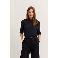 bugatti Rundhalspullover aus Baumwoll-Leinen-Mischung bugatti Rundhalspullover aus Baumwoll-Leinen-Mischung von Bugatti