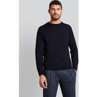 bugatti Rundhalspullover aus feiner Merinowolle von Bugatti