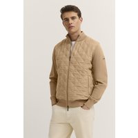 bugatti Strickjacke mit Rautensteppung von Bugatti