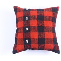 Handgefertigtes Vintage Kissen, Besticktes Sofakissen, Besticktes Sofakissen, Besticktes Sofakissen16 von BuglemHomeDecorArt
