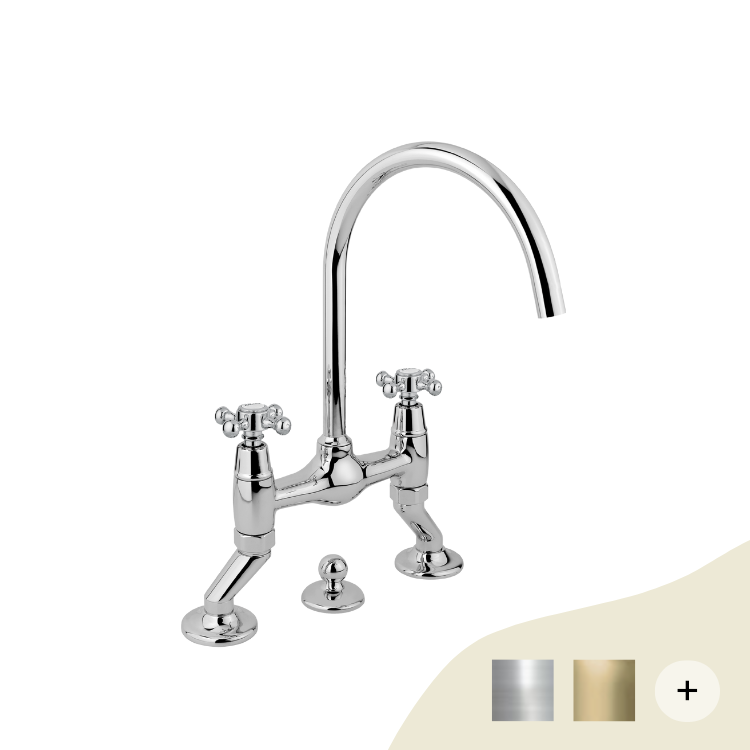 Brückenarmaturen Retro/Vintage Serie Princeton von Bugnatese Brückenarmaturen Retro/Vintage Serie Princeton von Bugnatese von Bugnatese