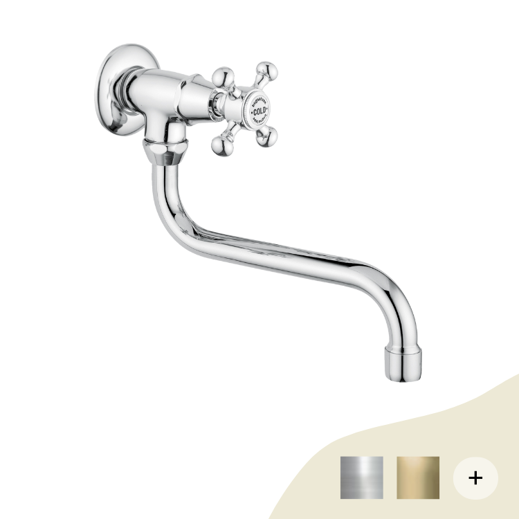 Gästewaschbeckenarmaturen/Kaltwasserarmaturen Retro/Vintage Serie Lady  von Bugnatese Gästewaschbeckenarmaturen/Kaltwasserarmaturen Retro/Vintage Serie Lady  von Bugnatese von Bugnatese