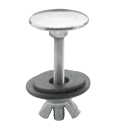 Hahnlochabdeckungen Retro/Vintage - Chrom von Bugnatese Hahnlochabdeckungen Retro/Vintage - Chrom von Bugnatese von Bugnatese