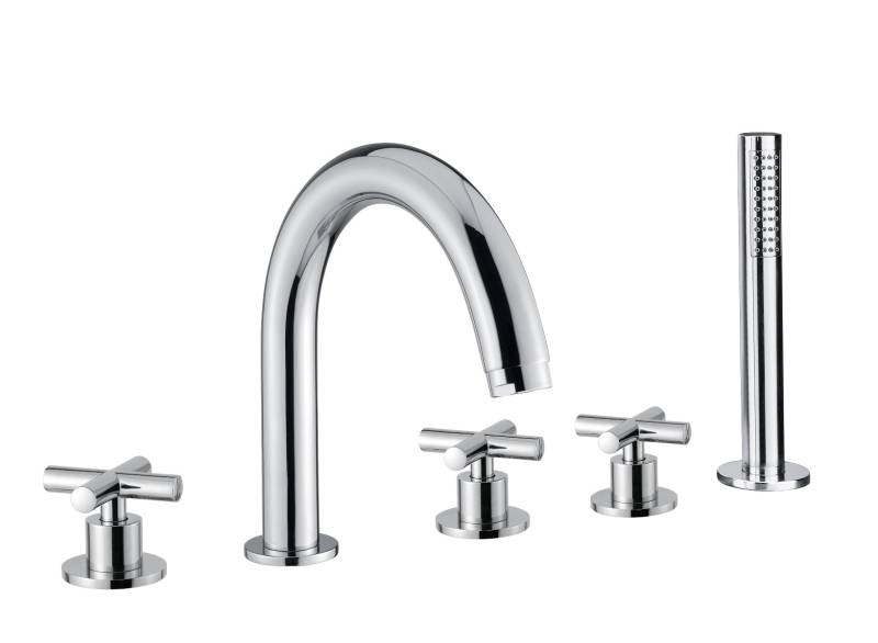 Wannenrandarmaturen Retro/Vintage Serie Rodos  von Bugnatese von Bugnatese