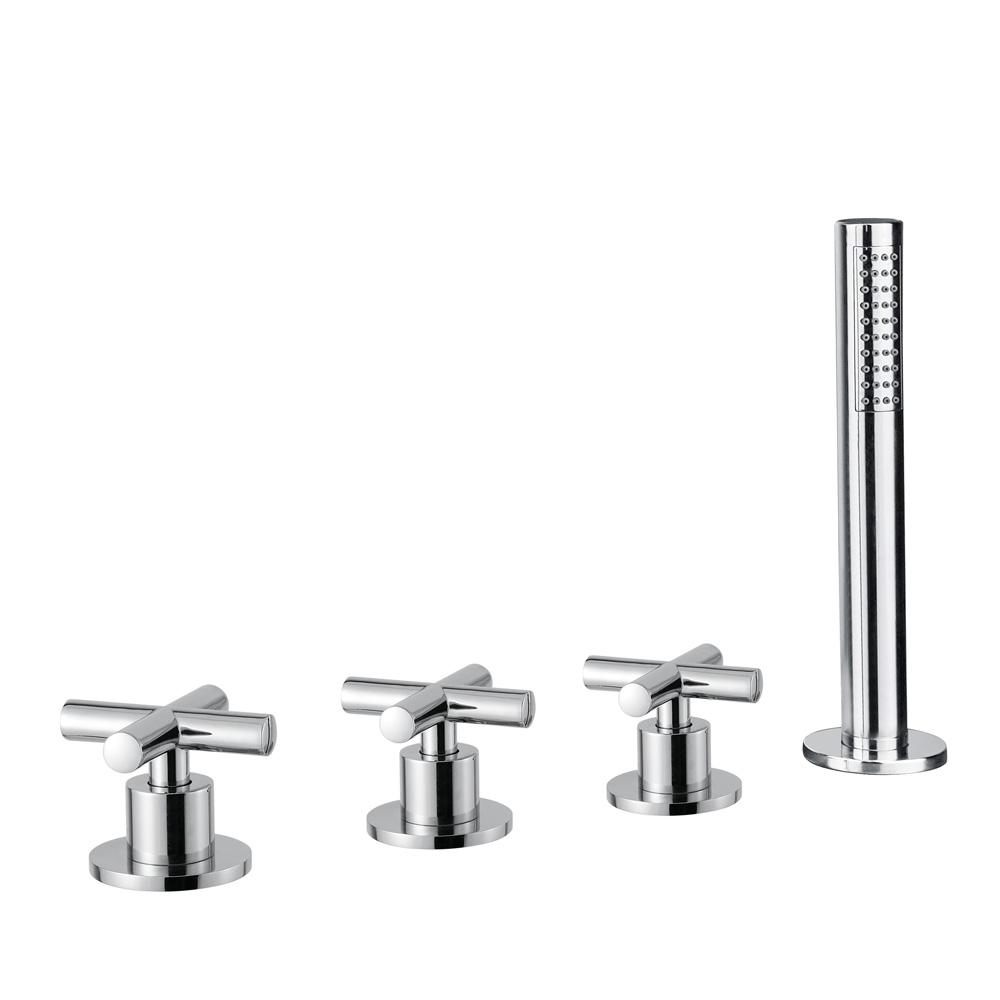 Wannenrandarmaturen Retro/Vintage Serie Rodos  von Bugnatese von Bugnatese