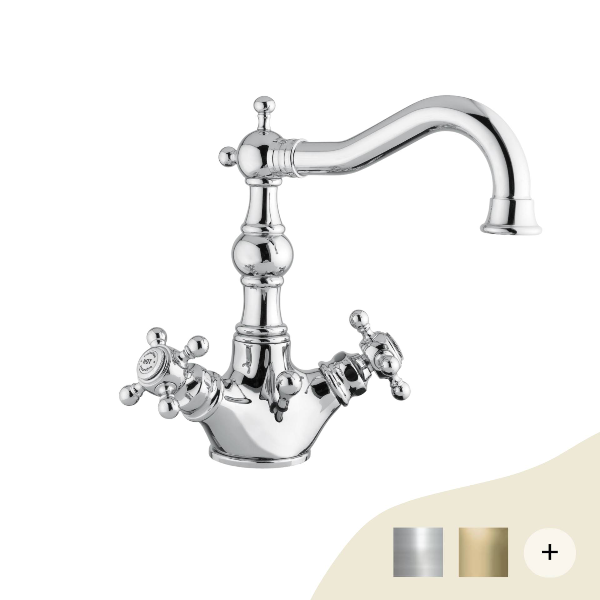 Waschbeckenarmaturen Retro/Vintage Serie Arcadia  von Bugnatese von Bugnatese