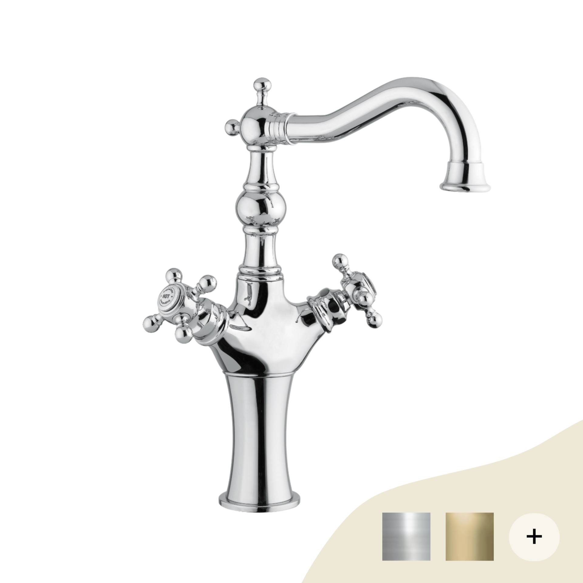 Waschbeckenarmaturen Retro/Vintage Serie Arcadia  von Bugnatese von Bugnatese